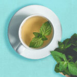 شاي ربيع الأخضر<br><b>بالنعناع المنعش</b>